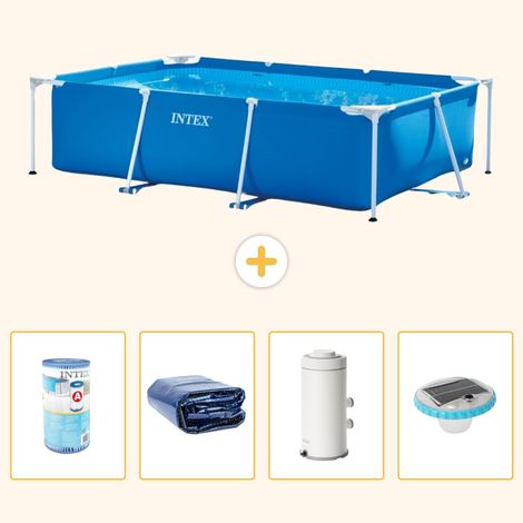 Intex Piscine Tubulaire Rectangulaire - 300x200x75 cm - 5-pièces S101 (1/5)