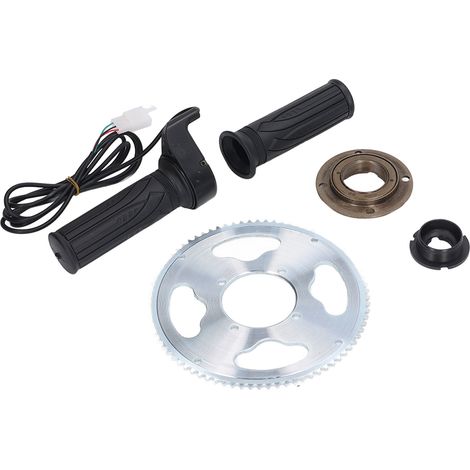 80T 25H 54mm Kettenblatt-/Freilaufadapter für Drehgasgriffe, geeignet für Rennräder. (1/5)