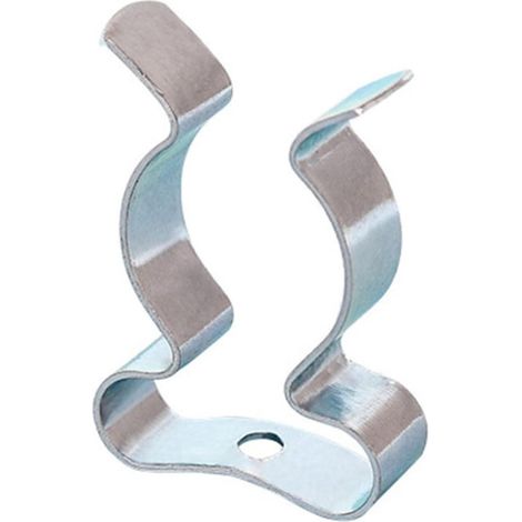 Lot de 10 clips à ressort en tissu éponge - Pinces à ressort en acier robuste pour rangement de garage - 6 mm (1/5)
