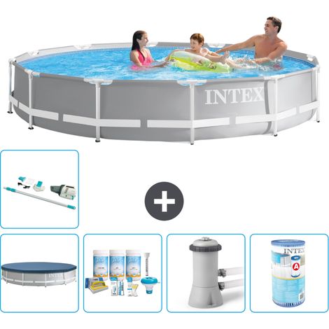 Intex Piscine Prism Frame Ronde - 366x76 cm - 6-pièces  S41907 (1/5)