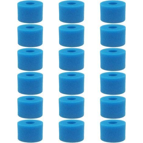 Lot de 18 filtres en mousse lavables et réutilisables pour spa Pure Spa. type S1 (1/5)