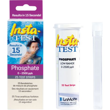 HTH – Test phosphates pour piscine – Kit d'analyse rapide 20 tests – Équilibre de l'eau – Prévention algues