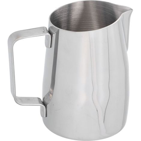 Pichet à café en acier inoxydable 304 de 400 ml avec bec verseur oblique et fonction mousseur à lait pour la cuisine domestique (1/5)