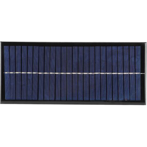 2.5W 12V polycristallin silicium panneau solaire colle cellule solaire chargeur de batterie Mini petit module de panneau solaire 213x92mm / 8.4x3.6in (1/5)