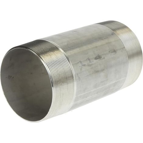 Double nipple de tuyau en inox 3'' x 200 mm