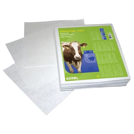 Panno per pulizia del kerbl per mentite, riutilizzabile, lavabile in lavatrice, 34x37 cm, 50 panni