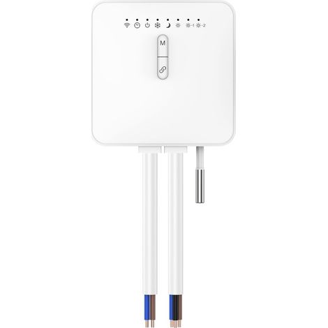 Thermostat Intelligent Tuya ZigBee pour Radiateur de Chauffage à Pilote, Prise en Charge de la Surveillance Électrique, Télécommande (1/4)