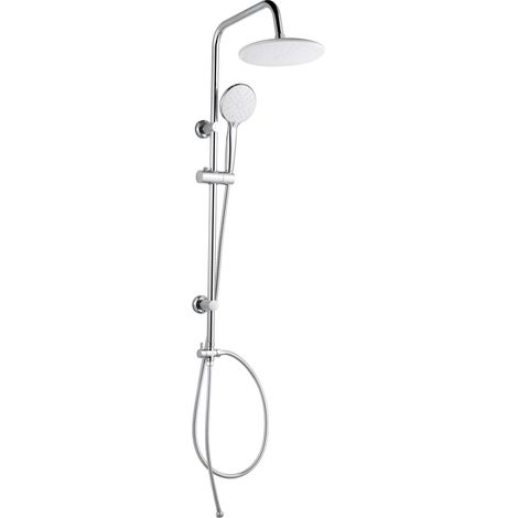 Primaster Duschsystem Aqua White verchromt