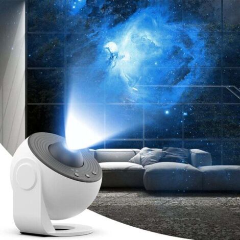 Proyector LED Cielo Estrellado - Luz ambiental giratoria Museo de la Galaxia y el Océano - 12 componentes de alta resolución (1/5)