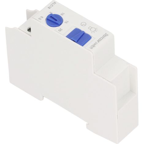 Minuteur Mécanique Rail DIN, 220-240VAC 16A, Réglable 0.5 à 20min, Interrupteur Temporisé ALC18 (1/5)