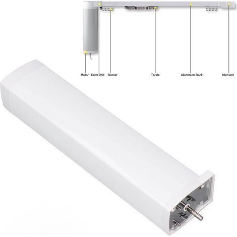 Tuya Smart Home Zigbee intelligenter Vorhangmotor, automatisches Öffnen und Schließen, Sprachsteuerung, AC100-240V, europäischer Standard (1/5)