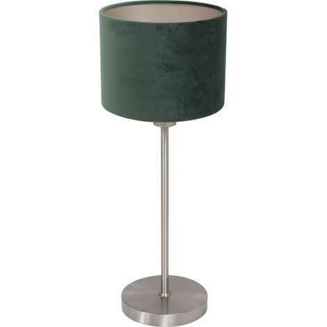 Mexlite - lámpara de mesa - Noor - verde acero - metal textil -