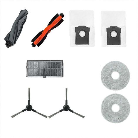 X30 Ersatzbürste für Saugroboter, Reinigungszubehörset, Seitenbürste und Filter, kompatible Teile, für den Hausgebrauch, einfache Wartung, Komplettpaket. (1/5)