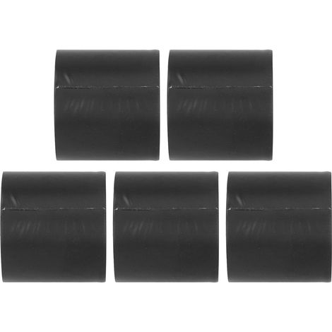Lot de 5 rubans adhésifs résistants à l'huile pour tuyaux de climatiseur, protection de tubes, largeur 6 cm (noir) (1/5)