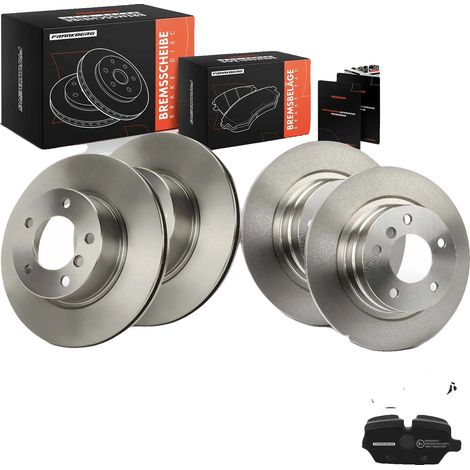 Disques et plaquettes de frein, diamètre 295,7 mm, épaisseur 17,5 mm, diamètre du cercle de boulons 120 mm, nombre de trous 5, compatible avec véhicule haut de gamme (1/5)
