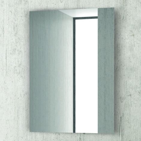 Specchio bagno 70x100 semplice rettangolare reversibile  KAM-S100 kamalu