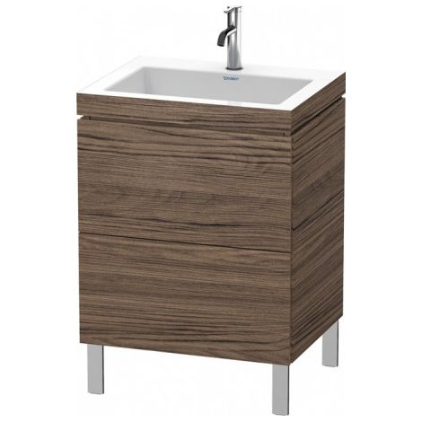 Duravit L-Cube c-bonded Ensemble vertical, 2 tiroirs, sans