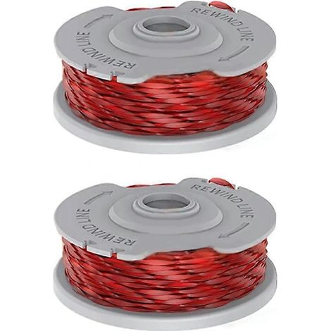 Compatible avec Flymo Contour XT/Contour 500XT, FLY047 510747890, kit avec 2 bobines de fil de coupe-bordures. (1/4)