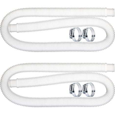 Stück 32-mm-Ersatz-Poolschlauch, Poolschlauch, Ersatzschlauch für Poolfilterpumpen (1,5 m) für Intex 300, 330, 530 und 1000 GPH