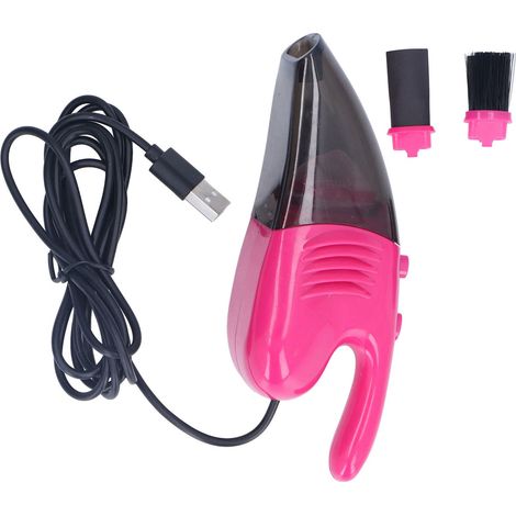 Aspirateur clavier USB portable à aspiration puissante et économique, multifonctionnel et rapide, mini aspirateur rose (1/5)