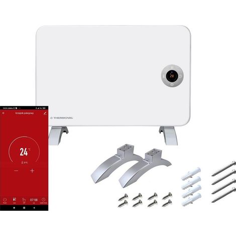 Thermoval T19 Elektroheizkörper weiß 1000 W WiFi