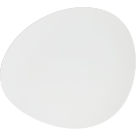 Assiette à dessert GALET, 23 cm, couleur blanc (1/3)