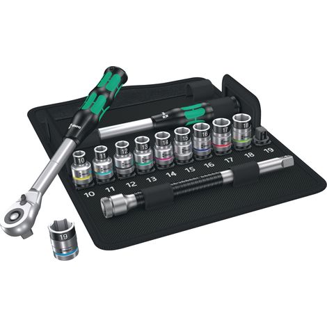 Jeu de clés à douille 8006 SC 1 13 pièces 1/2 pouce SW 10-19 mm Z.72 6KT