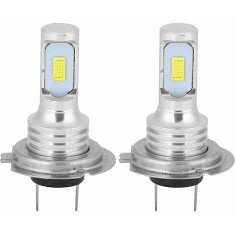 DEESSE SHOP - Ampoule antibrouillard, 2pcs 80W 6000K Universal H7 LED Lampe antibrouillard de voiture Blanc DC 12-24V (1/5)