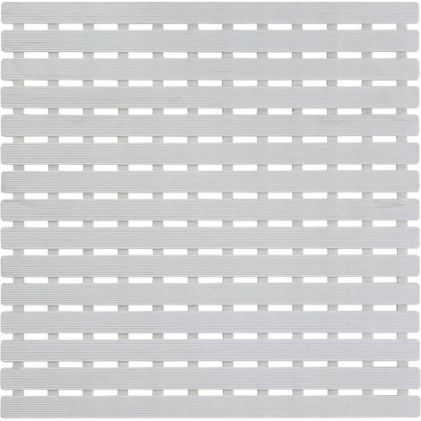 Pedana doccia bianco antiscivolo in plastica 54x54 cm