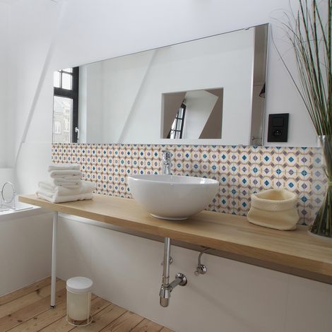 Sticker Mural Carrelage adhésif Cuisine Salle de Bain - 24 STICKERS CARRELAGES AZULEJOS GOSTOSO - 24stickers10x10cm (1/5)