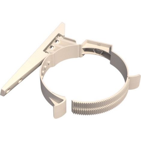 Ubbink – Collier blanc pour ventouse D100/130mm – Fixation conduits polypropylène – Longueur 181,6mm – Largeur 177,7mm – Stabilité pour chaudières (1/2)