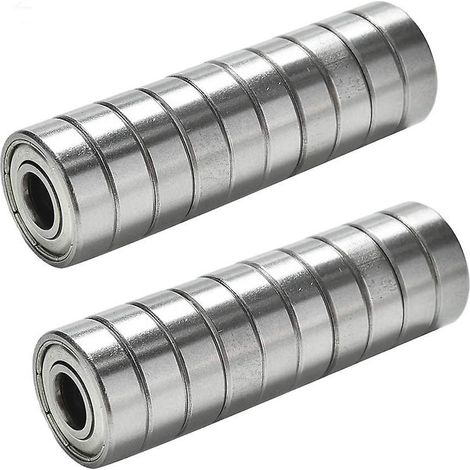 Lot de 20 roulements à billes miniatures 608zz pour imprimante 3D et patins à roulettes (1/5)