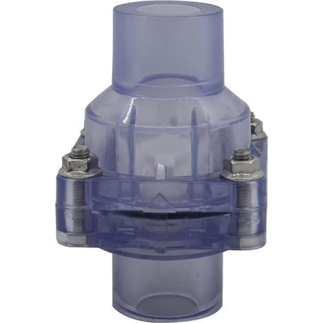 Clapet anti retour drain pvc valve unidirectionnelle eau usée soupape vidange clapet anti refoulement antiretour (1/5)