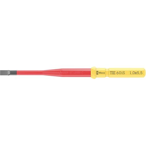 Wera Kraftform Kompakt VDE 60 iS 1,0 x 5,5 x 157 mm TIE Elettricisti Taglio Lama intercambiabile per giraviti 5.5 mm