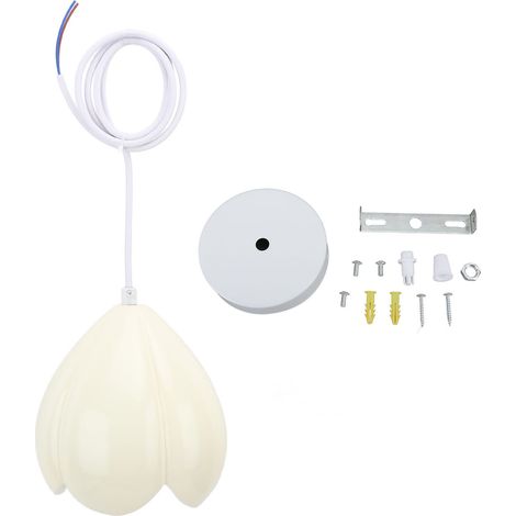 Ortviai Suspension Fleur en Résine et Fer pour Chambre, Cuisine ou Salle à Manger – Design Élégant et Moderne (1/5)