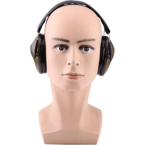 Casques Antibruit Industriels, Réduction du Bruit Cache-oreilles Acoustiques Protection de l'ouïe Protège-oreilles pour le Tir au Travail(241511cm-Vert) Protection auditive A (1/4)