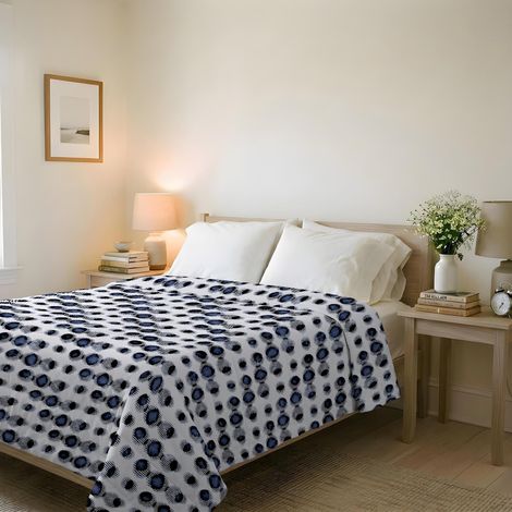 Couvre-lit matelassé d’été en Microfibre Douce imprimée – Couette Printemps-été mi-Saison – Optical, Double 250x240 cm (1/5)