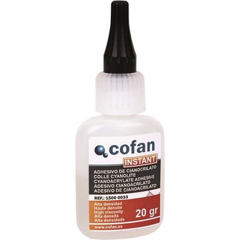 Adhésif cyanoacrylate. Haute Densité 20gr.