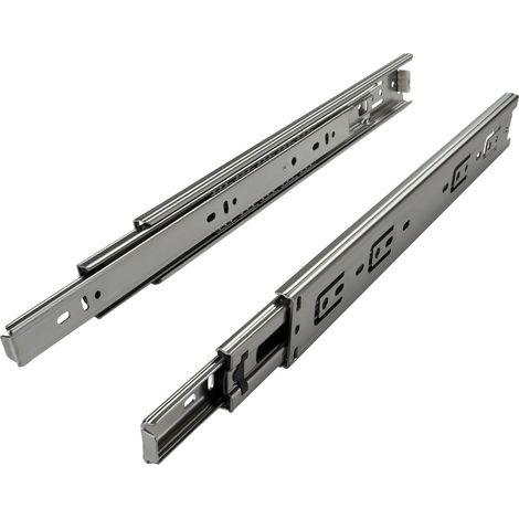 Vollauszug belastbar bis 45 kg Länge 450 mm Teleskopauszug Schubladenauszug Schubladenschiene KV1 von SO-Tech (1/4)
