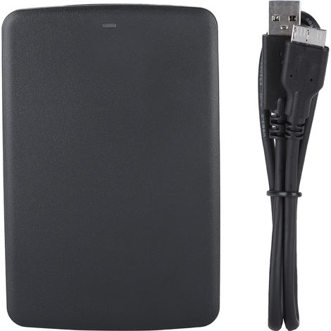 Disque dur externe portable 500GB USB 3.0 pour PC Windows 7/8/10, 2.5'' avec voyant lumineux (1/5)