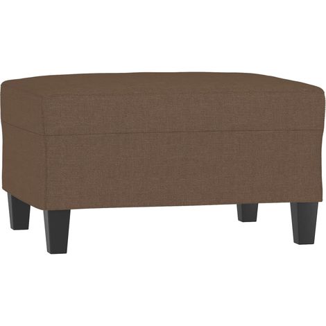 Repose-pied,Tabouret de pied,Pouf Marron 70x55x41 cm Tissu CFW34512 (1/5)