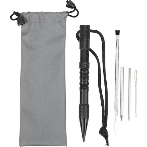 Lot de 5 aiguilles à lacer et à coudre pour bracelets en paracorde, pour le tissage et les loisirs créatifs.