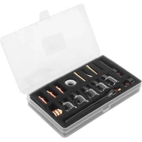 Kit d'accessoires pour torche de soudage : coupelle en verre, pince en laiton et tungstène, consommables pour WP-17/18/26