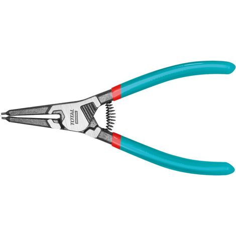 Pince droite pour ouverture extérieure de rondelles - 180 mm - En acier Cr-V et finition noire polie - Résistant à la corrosion - Pour circlips extérieurs (1/5)