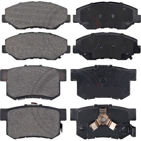 KIT PASTIGLIE FRENO ANTERIORI E POSTERIORI compatibile con HONDA FR-V (BE) / PASTIGLIE FRENANTI AUTO OEM FDB1669,FDB1679 / SOSTITUZIONE DIRETTA / BASSA POLVERE / SILENZIOSO