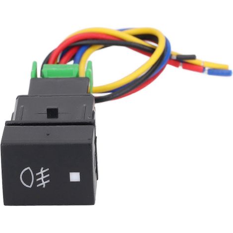 Nebelscheinwerferschalter ABS-Nebelscheinwerferlampenkabelbaum 10A 12V mit LED für Fahrzeugmodifikation