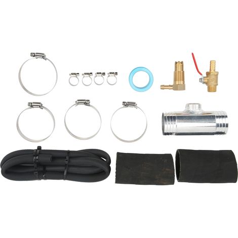 Kit d'installation auxiliaire de réservoir de carburant diesel 11408, remplacement pour camions Ford F-Series F250 F350 Super Duty diesel, argent (1/5)
