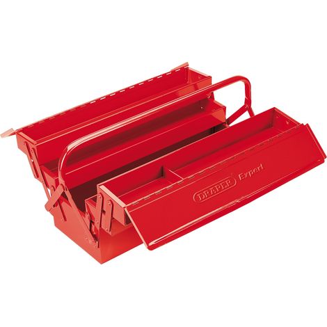 Draper Tools Expert Red Foldable Toolbox with Handle, 53x20x21cm (1/5)