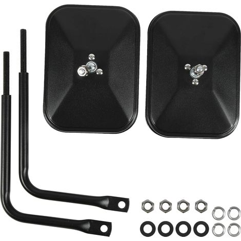 Rétroviseur extérieur de voiture. Rétroviseur de portière avec caméra de recul, compatible avec Wrangler JK JL TJ YJ CJ.