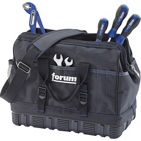 Trousse à outils en nylon avec fermeture à glissière, Dimensions intérieures : 400 x 250 x 320 mm, Volume environ 28 l, Poids 2285 g (1/4)